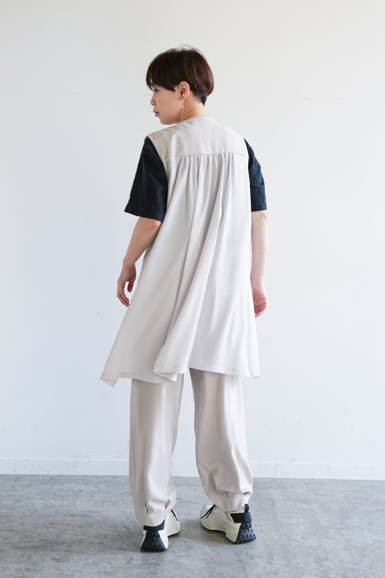 後ろシフォンジレ