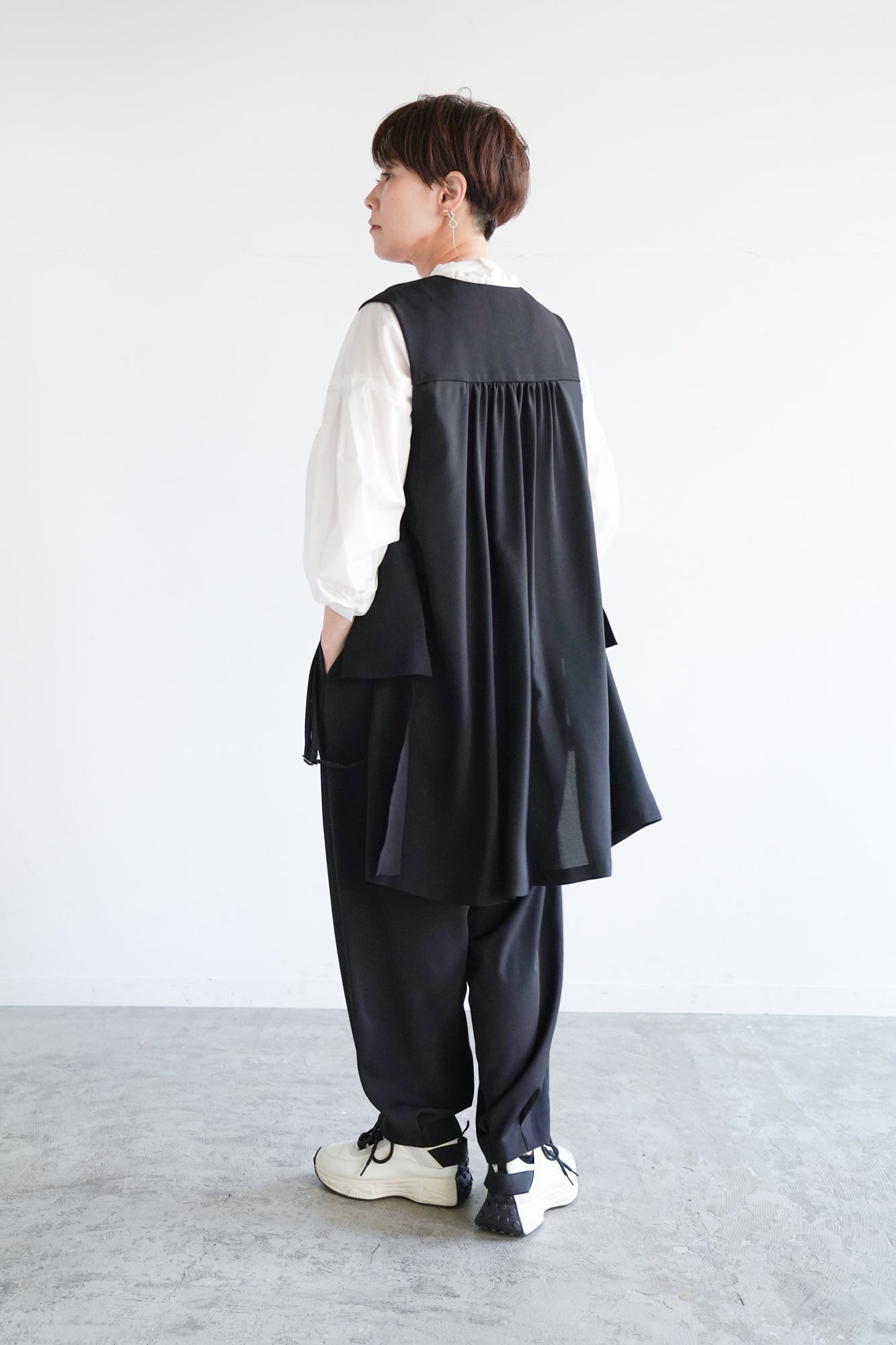 後ろシフォンジレ
