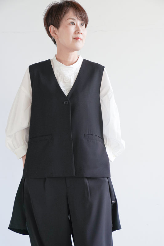 後ろシフォンジレ