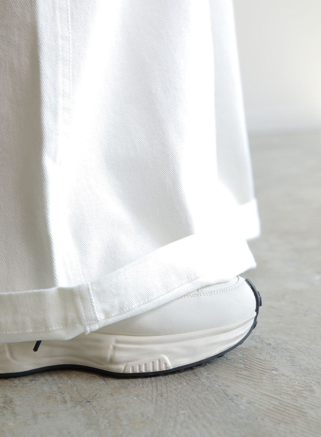 前ファスナーデニムサロペット