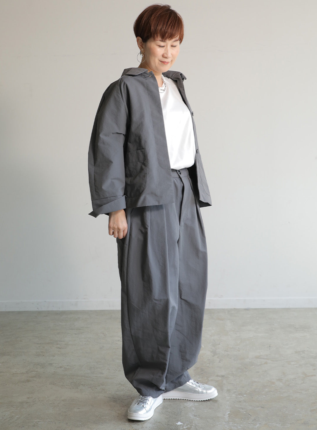 ナイロンタックカーブパンツ