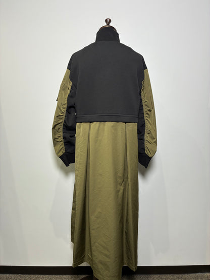 ブルゾンコートワンピース