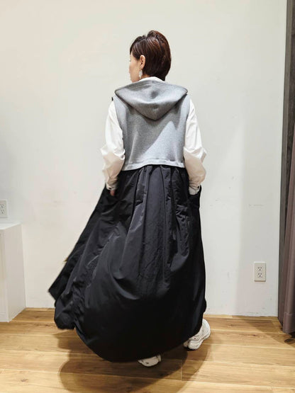 パーカージレワンピース