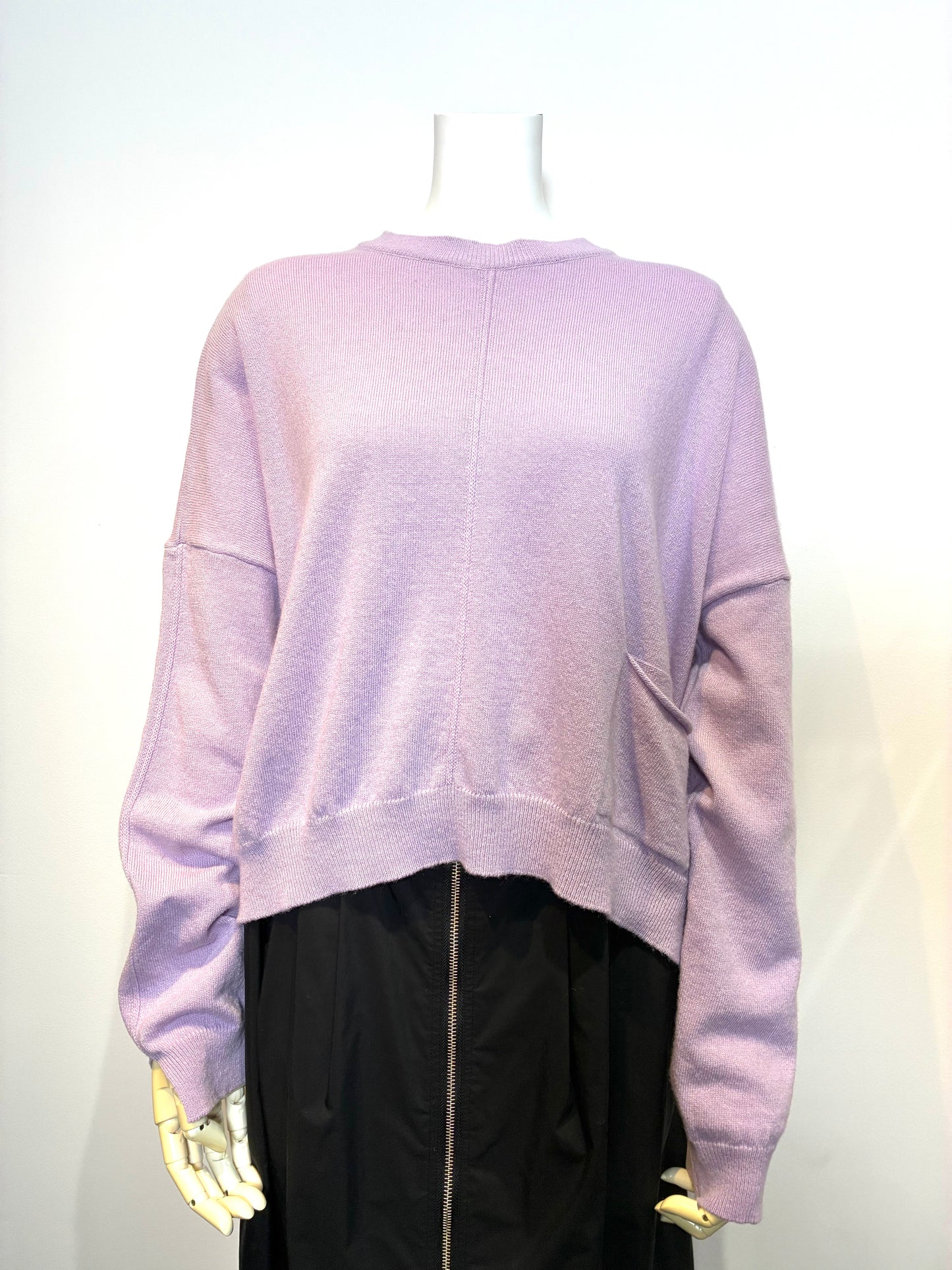 カシミヤ混ウールニット