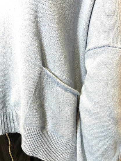 カシミヤ混ウールニット