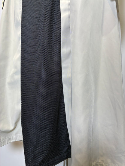 バイカラーハーフジップスカート