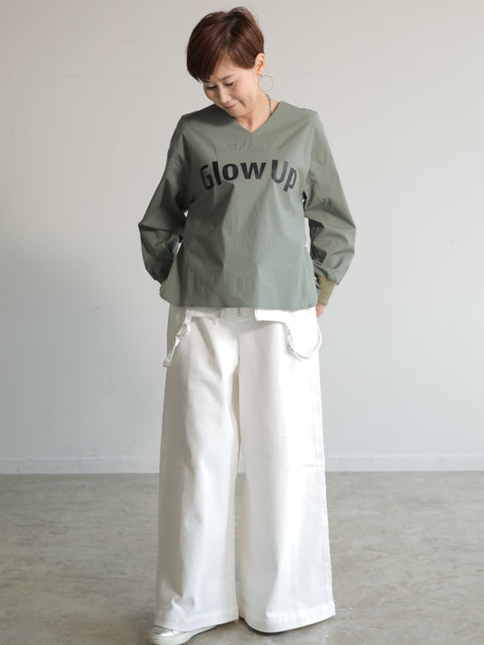 ロゴプリントシャツ