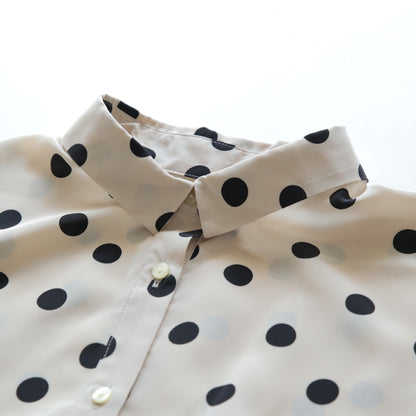 アシンメトリーギャザーブラウス