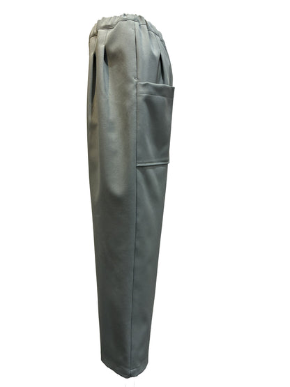 無地カーブパンツ