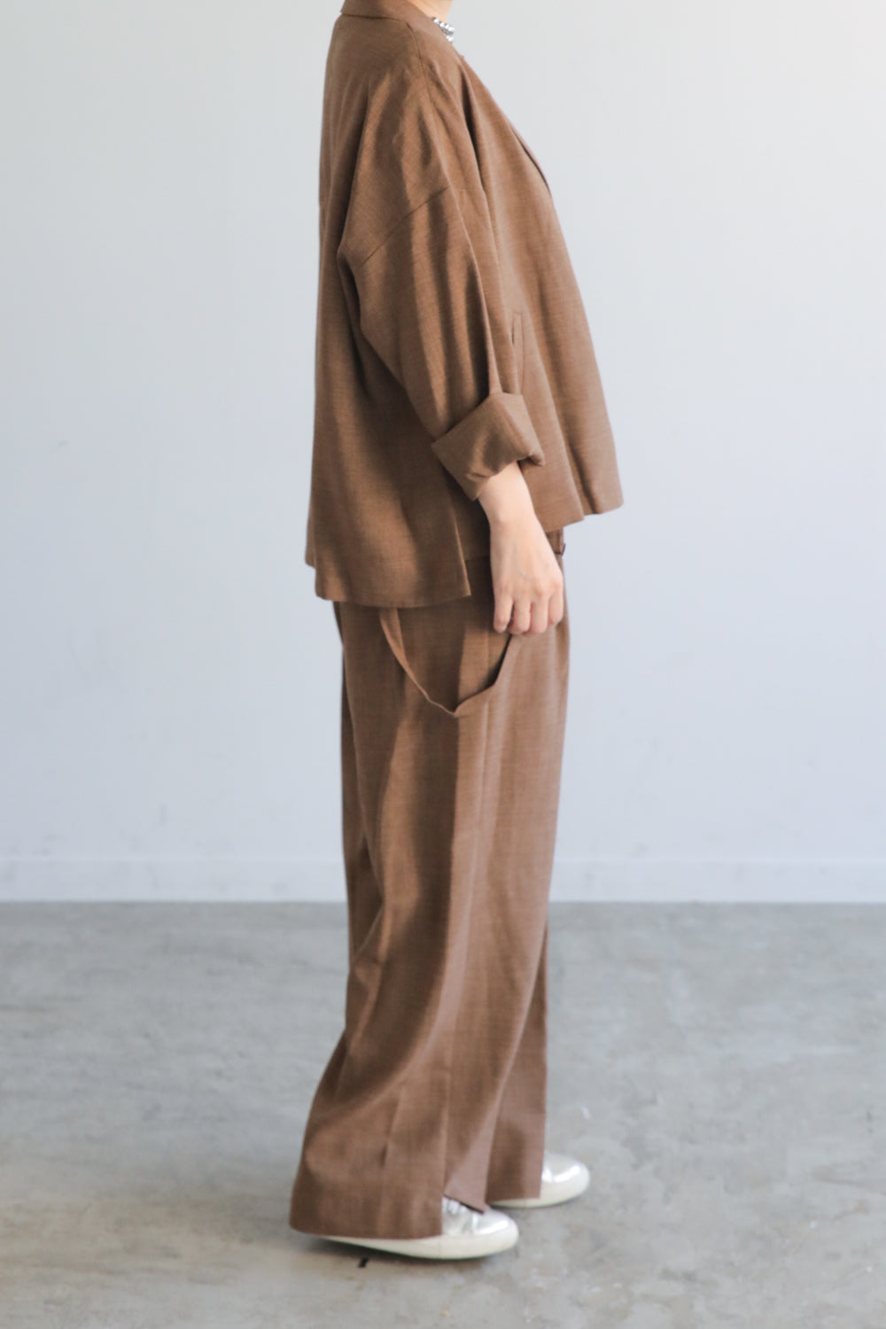 サスペンダー付きラップ風パンツ – 8hachi