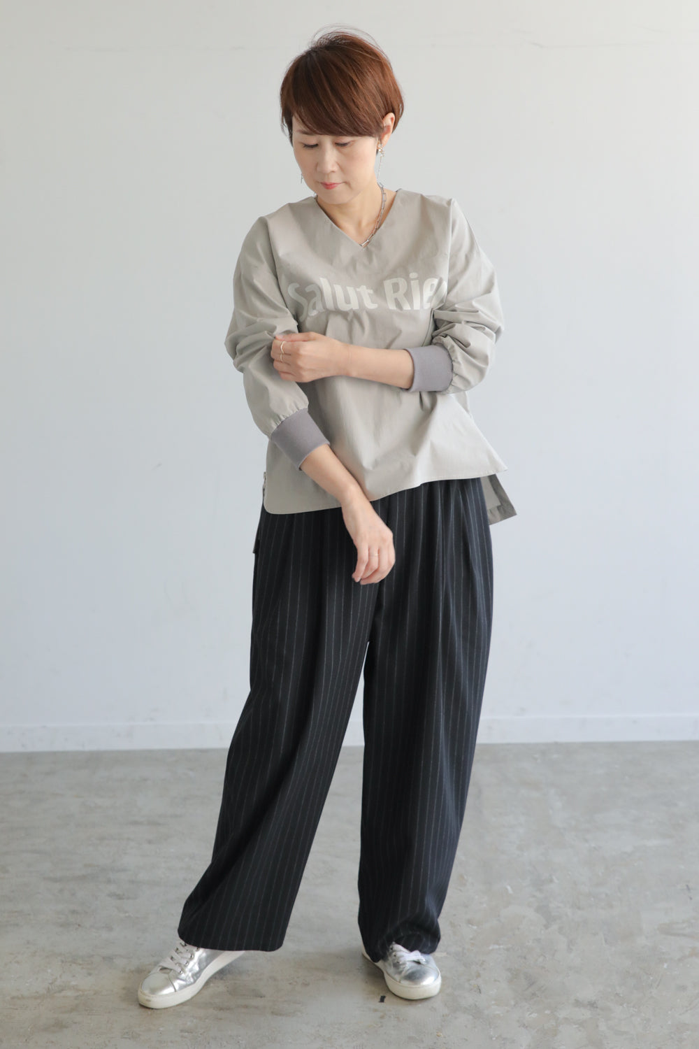 ストライプカーブパンツ – 8hachi