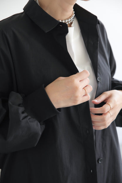 バックラインロングシャツ羽織