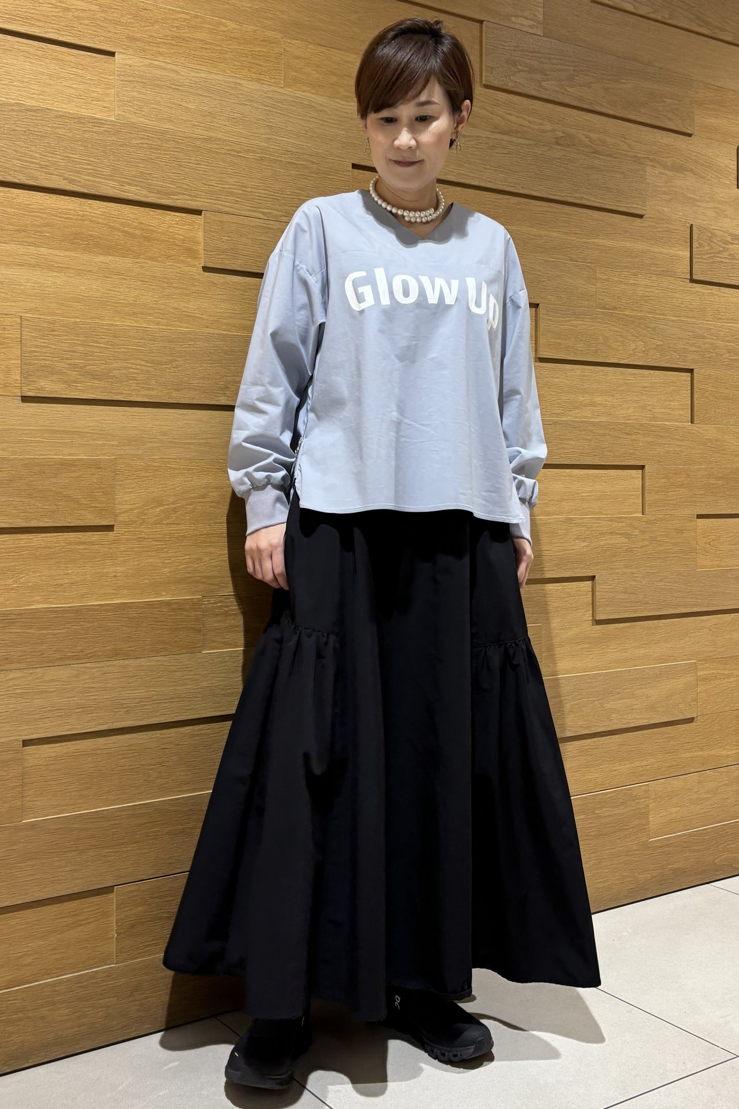 ロゴプリントシャツ