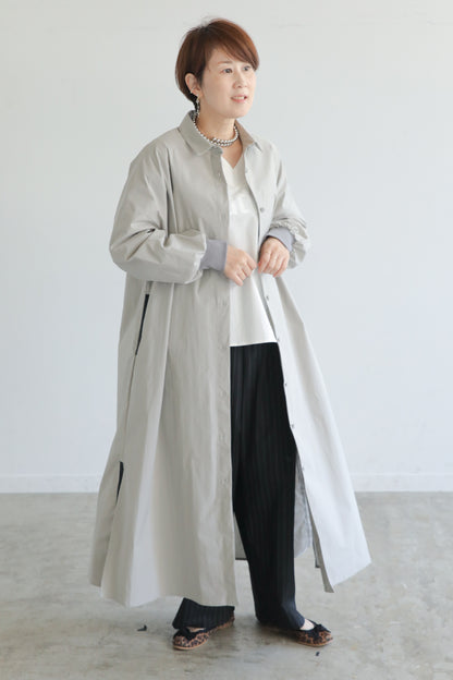 バックラインロングシャツ羽織